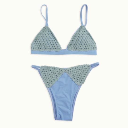 Mireille Push-up Triangel-Häkel-Bikini