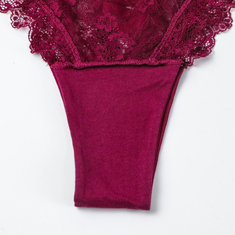 Lingerie Culotte Taille Haute Dentelle Stella