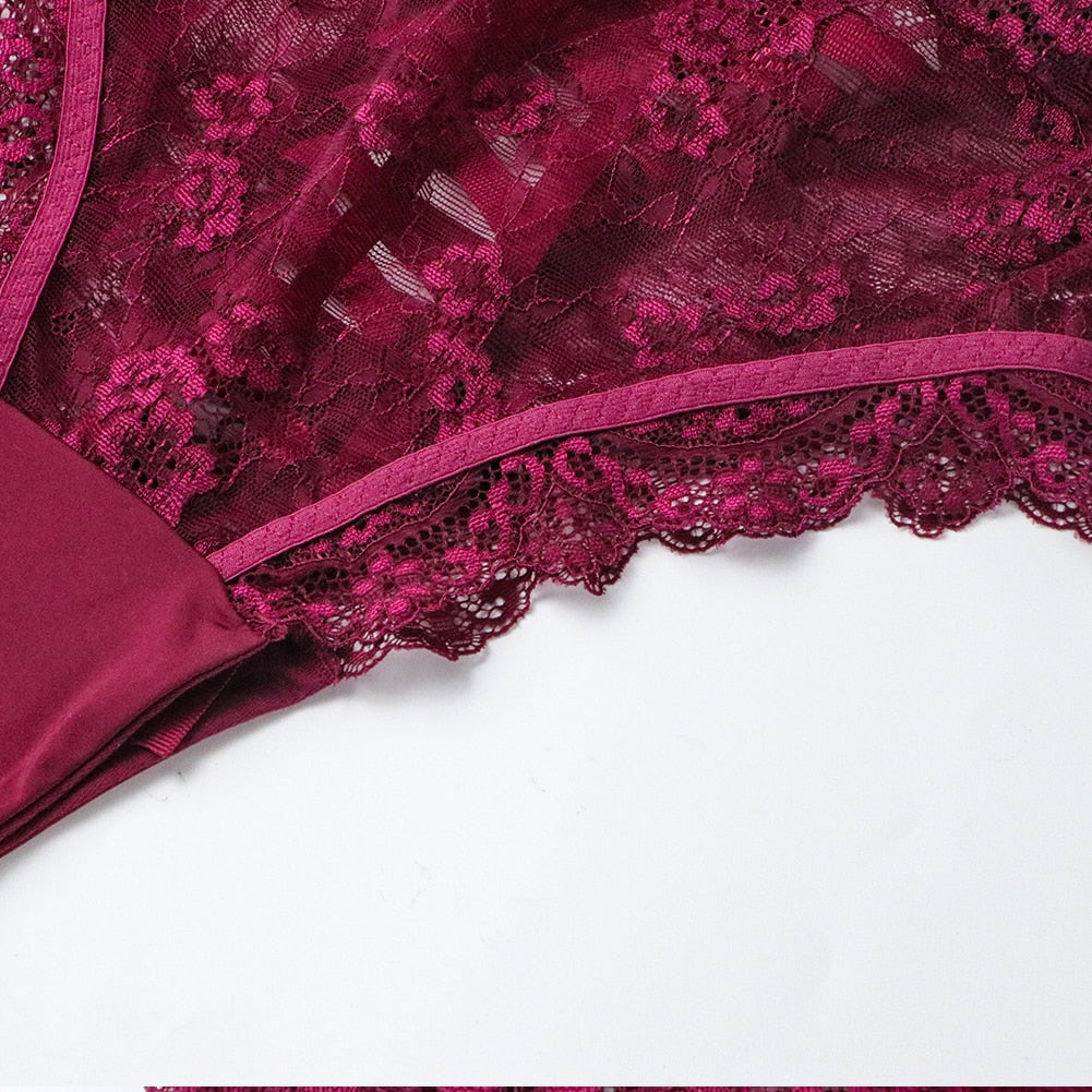 Lingerie Culotte Taille Haute Dentelle Stella