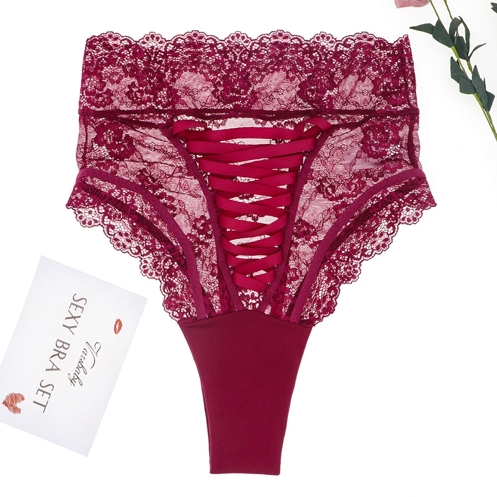 Lingerie Culotte Taille Haute Dentelle Stella